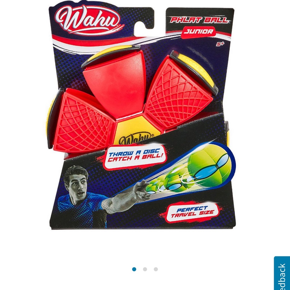 WAHU Phlat Ball Junior Red - Throw A Disc Catch A Ball!